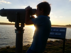 Sonnenuntergang am Noosaspit