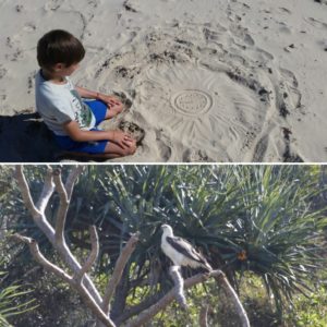 Meine Sonnenuhr und der Seeadler